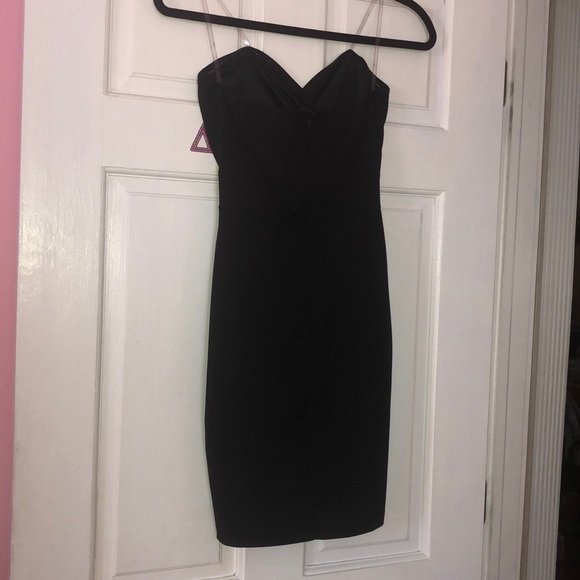 Black strapless dress - Picture 3 of 3